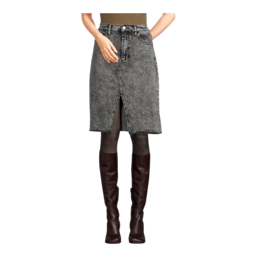Joe's Jeans high rise Leah denim skirt gray size 26